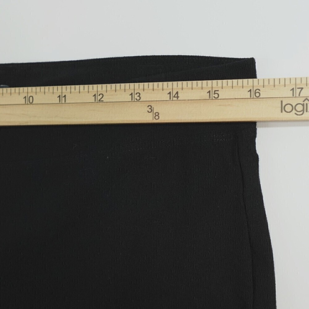 Eileen Fisher Washable Stretch Crepe Pants Womens Small Black Ankle Lagenlook - Picture 7 of 14